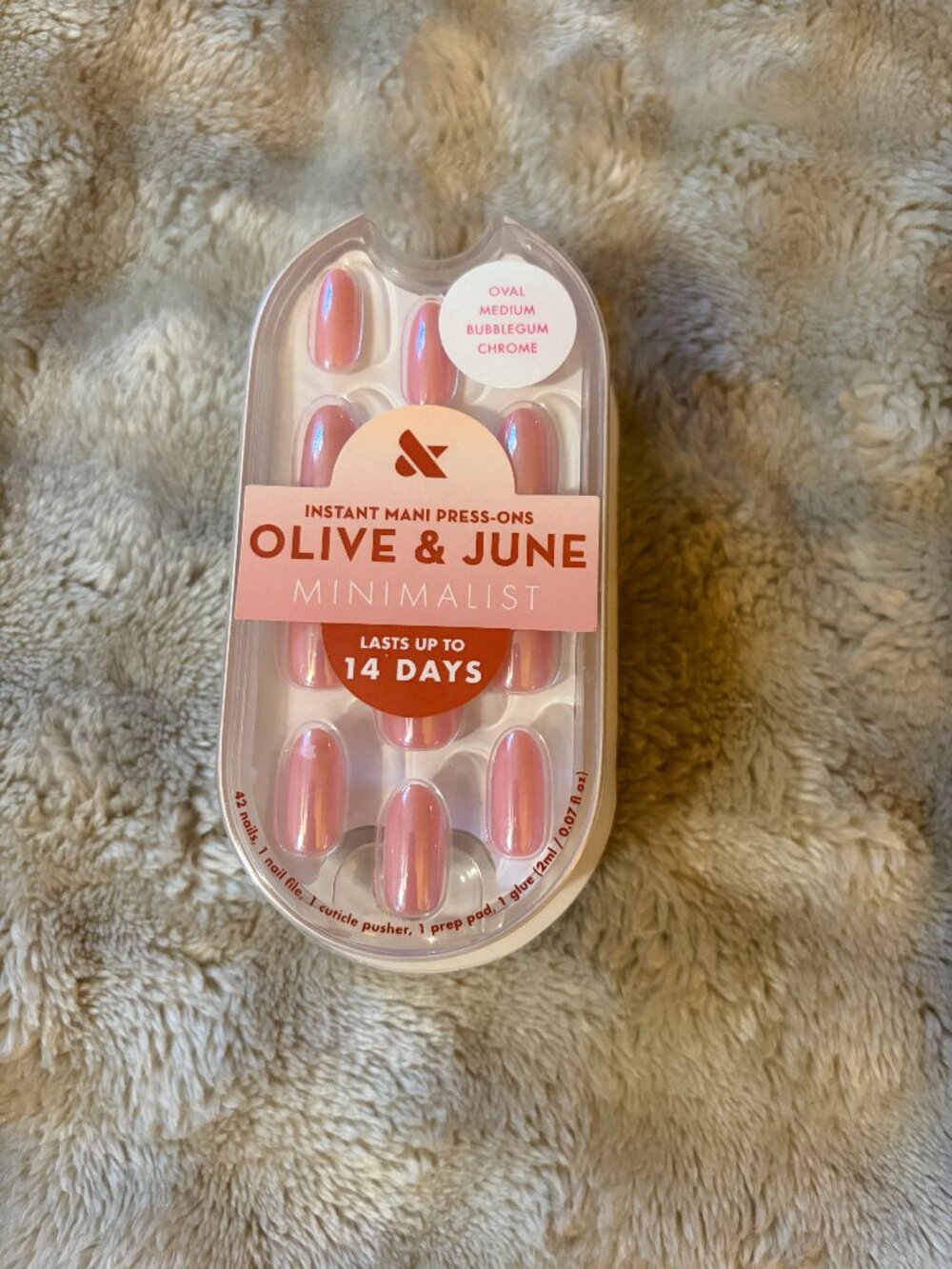 Olive & June Minimalist press on Nail Sets, Minimalist & Maximalist with Jewels